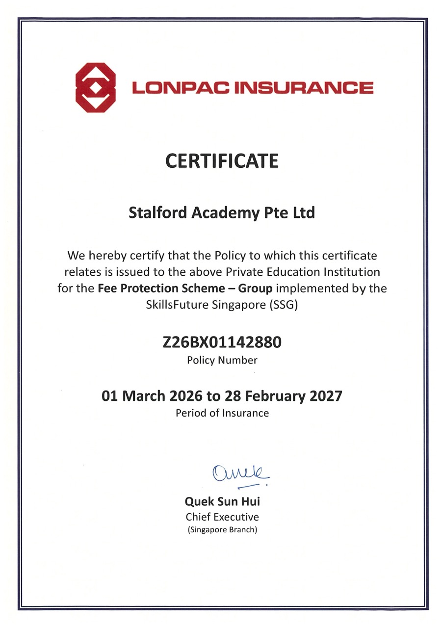 Stalford Academy FPSG Certificate